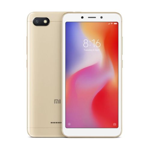 Купить Смартфон Xiaomi Redmi 6A, 2.16 ГБ, золотой по цене 4980₽